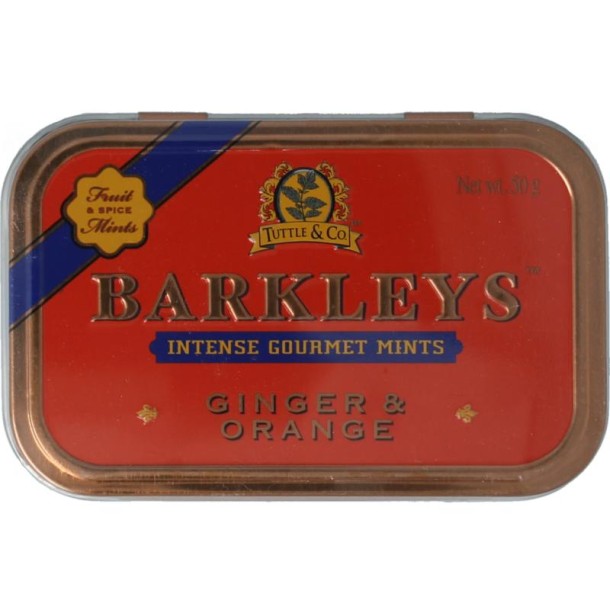 Barkleys Mints ginger & orange (50 Gram)