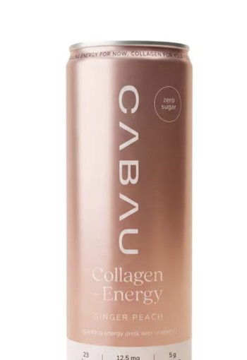 Cabau Collagen + Energy Ginger Peach 250 ml