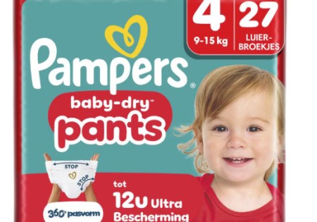 Pampers Baby Dry Pants Luierbroekjes Maat 4 9-15 kg 27 stuks