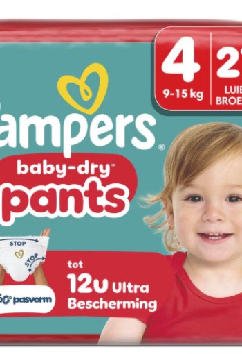 Pampers Baby Dry Pants Luierbroekjes Maat 4 9-15 kg 27 stuks