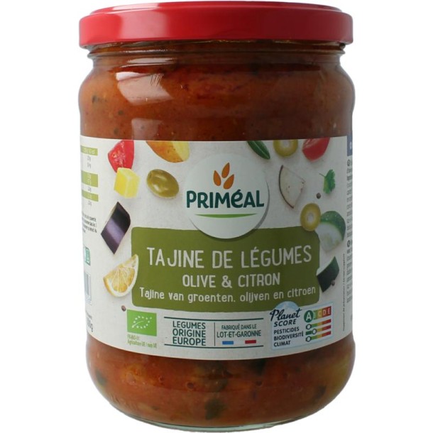 Primeal Tajine lemon olijf bio (500 Gram)