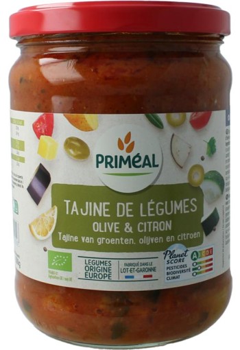 Primeal Tajine lemon olijf bio (500 Gram)