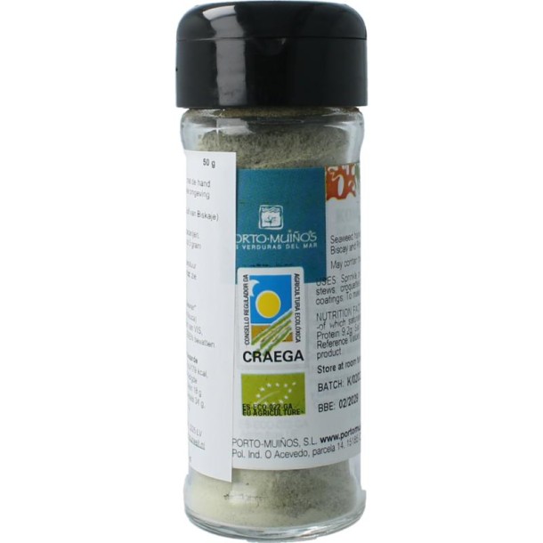 Porto-Muinos Kombu poeder bio (50 Gram)