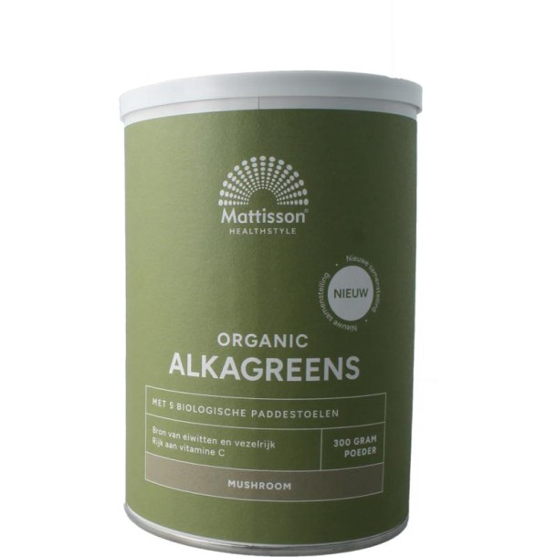 Mattisson Organic alkagreens mushroom bio (300 Gram)