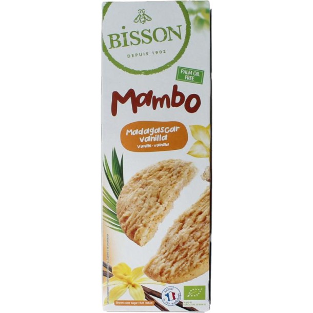 Bisson Mambo koekjes madagaskarvanille bio (175 Gram)