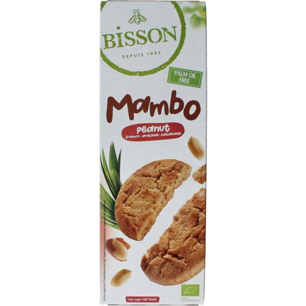 Bisson Mambo koekjes pinda bio (125 Gram)