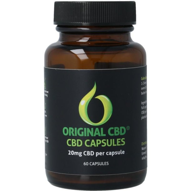 CBD Original CBD olie 20mg (60 Capsules)