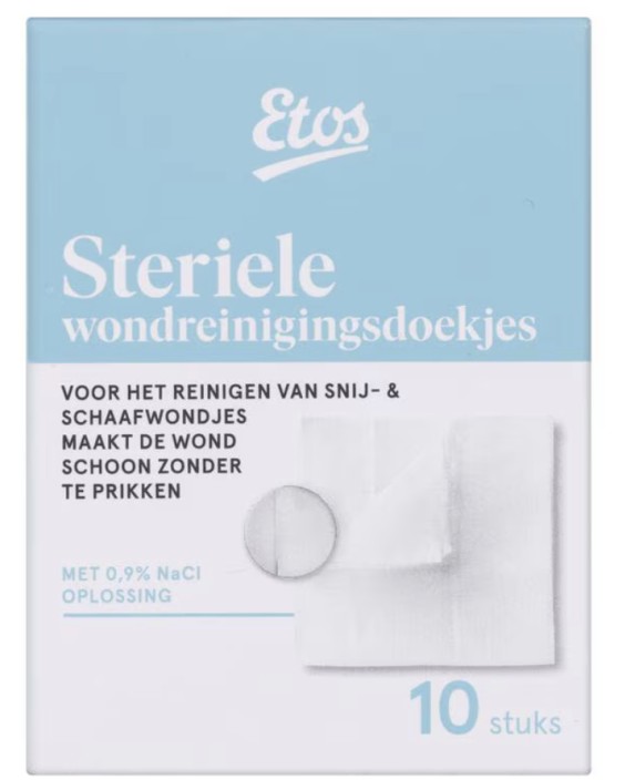  Etos Ste­rie­le wond rei­ni­gings­doek­jes