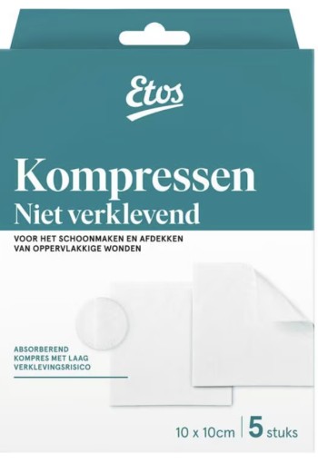 Etos Kompres niet-klevend 10 x 10 cm