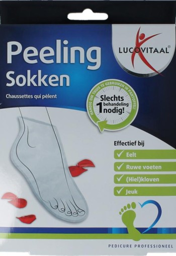 Lucovitaal Peeling sokken (1 Paar)