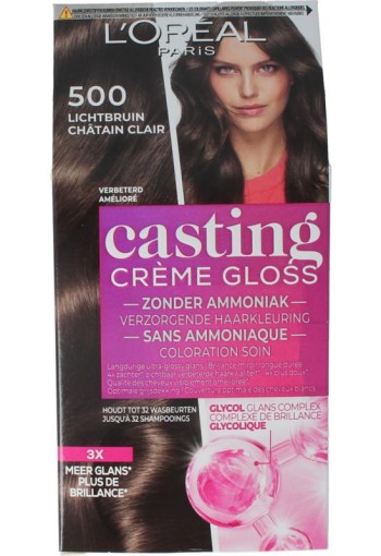 Loreal Casting creme gloss 500 Cafe lungo (1 set)