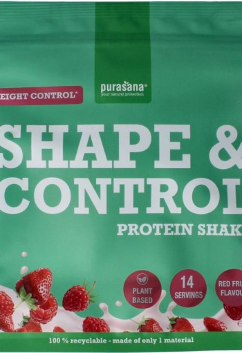 Purasana Shape & control plant protein rode vruchten (350 Gram)
