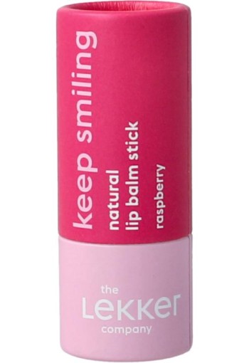 Lekker Company Lippenbalsem stick raspberry (7 Gram)