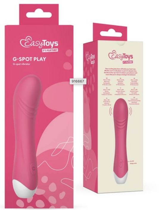 EasyToys G-spot play vibrator (1 Stuks)