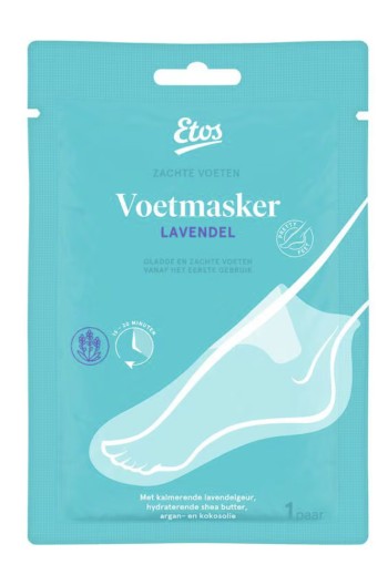 Etos Voetmasker Lavendel 1 paar