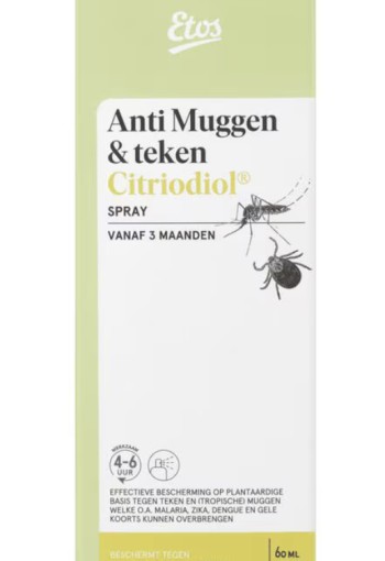 Etos Spray te­gen mug­gen en te­ken 60 ml