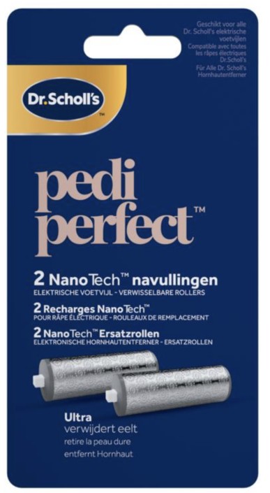 Dr. Scholl's Pedi perfect elektrische voetvijl navulrollers (2 Stuks)