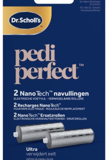 Dr. Scholl's Pedi perfect elektrische voetvijl navulrollers (2 Stuks)