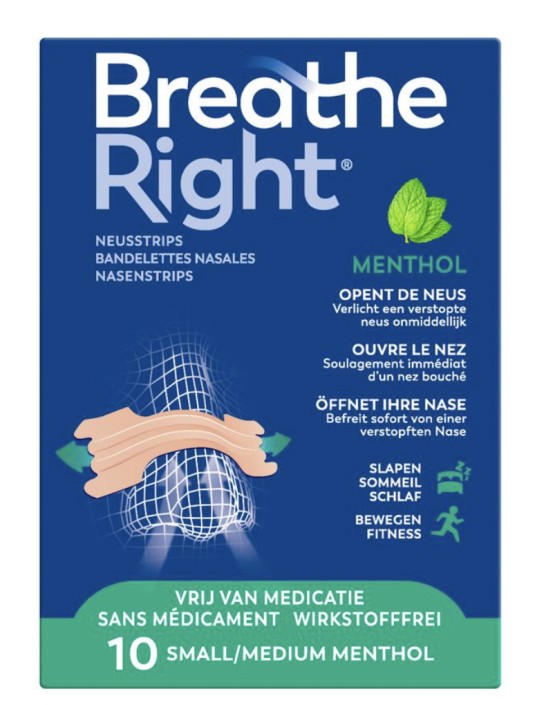 Breathe Right Mentol 10 stuks