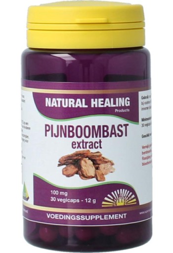 NHP Pijnboombast extract 100mg (30 Vegetarische capsules)