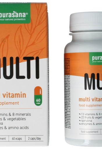 Purasana Multivitamine (60 Vegetarische capsules)
