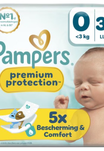 Pampers Premium Protection Luiers Maat 0-3 kg 30 stuks