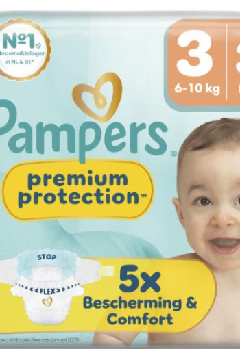 Pampers Premium Protection Luiers Maat 3 6-10 kg 31 stuks