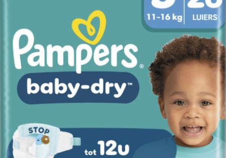 Pampers Baby Dry Luiers Maat 5 11-16 kg 26 stuks
