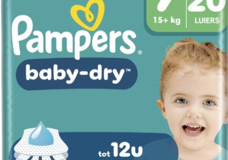 Pampers Baby Dry Luiers Maat 7 15+ kg 20 stuks