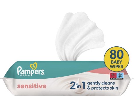 Pampers Sensitive Billendoekjes 80 stuks