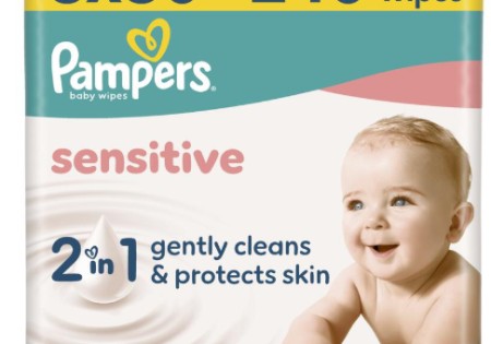 Pampers Sensitive Billendoekjes 3x80 stuks