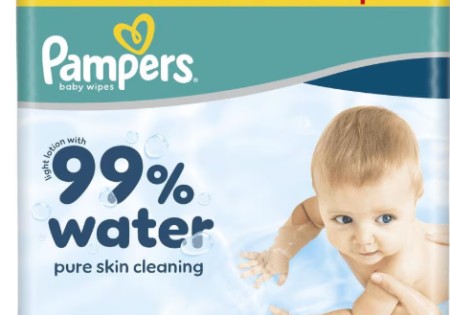 Pampers 99% Water Billendoekjes 3x60 stuks
