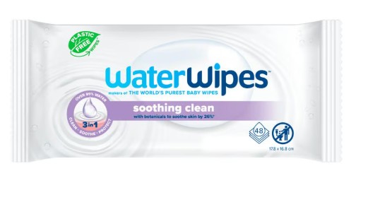 WaterWipes Soothing Clean Billendoekjes 48 stuks