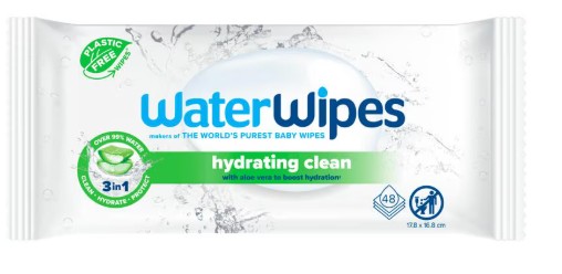 WaterWipes Hydrating Clean Billendoekjes 48 stuks
