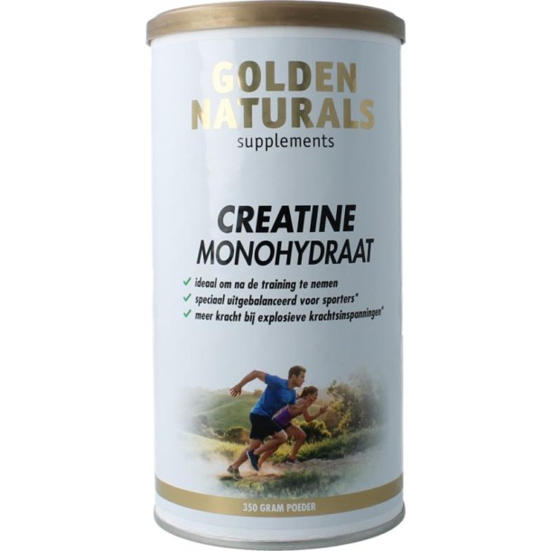 Golden Naturals Creatine monohydraat (350 Gram)
