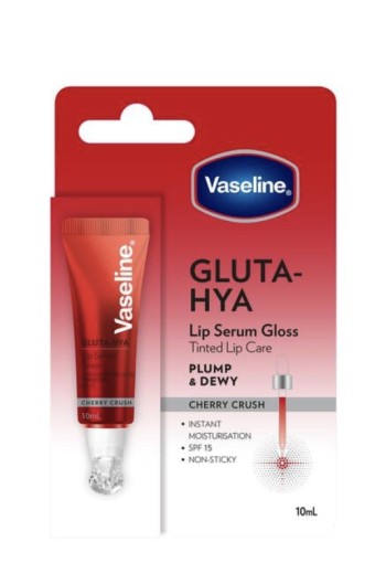 Vaseline Gluta Hya Lip Serum Gloss Cherry Crush 10 ML