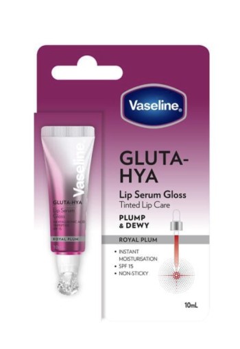 Vaseline Gluta Hya Lip Serum Gloss Royal Plum 10 ML