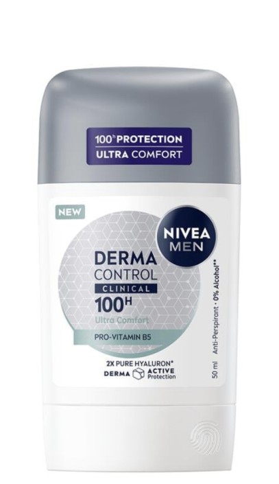 NIVEA MEN Derma Control Clinical Ultra Comfort Deodorant Stick 50 ML