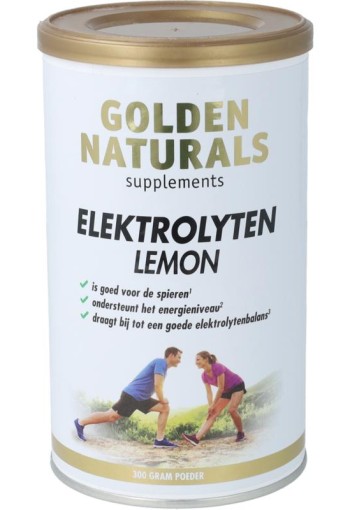 Golden Naturals Elektrolyten lemon (350 Gram)