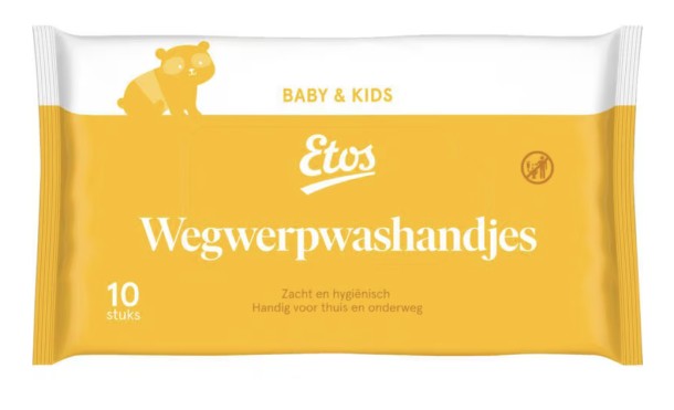 Etos Baby Wegwerpwashandjes 10 stuks