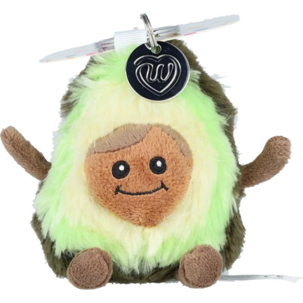 Warmies sleutelhanger avocado
