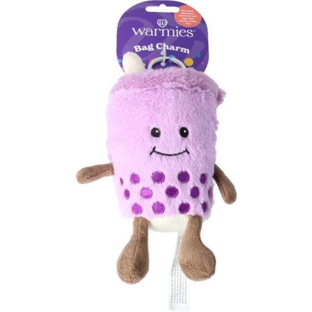 Warmies bag charm bubble tea
