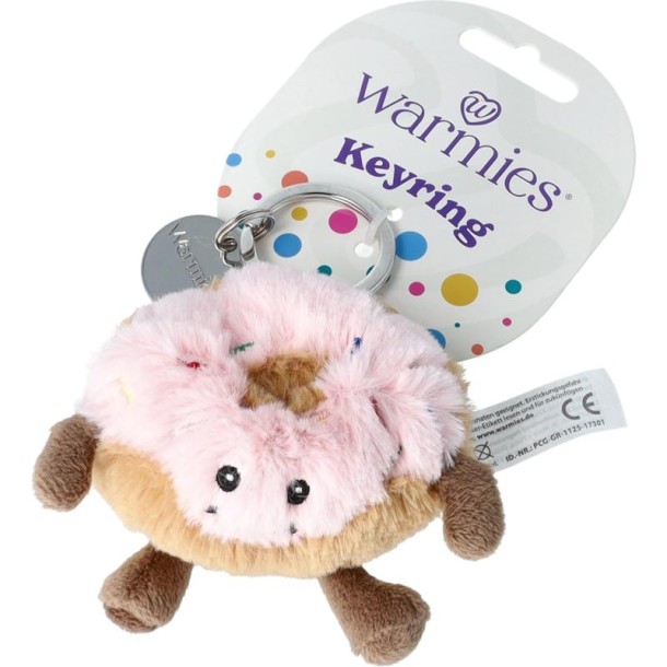 Warmies sleutelhanger donut