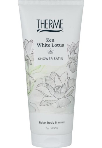 Therme zen white lotus shower satin