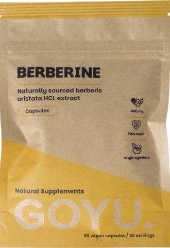 Goyu Berberine extract 400mg (60 Capsules)