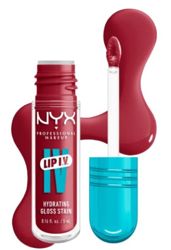 NYX Professional Makeup Lip IV Hydraterende Lipgloss Stain Bubblegum Burst