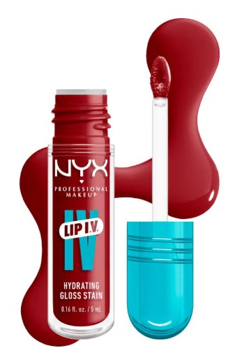 NYX Professional Makeup Lip IV Hydraterende Lipgloss Stain Stain Stain Cranberry Splash