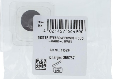 Lavera Eyebrow powder duo dark bio tester (1 Tester)