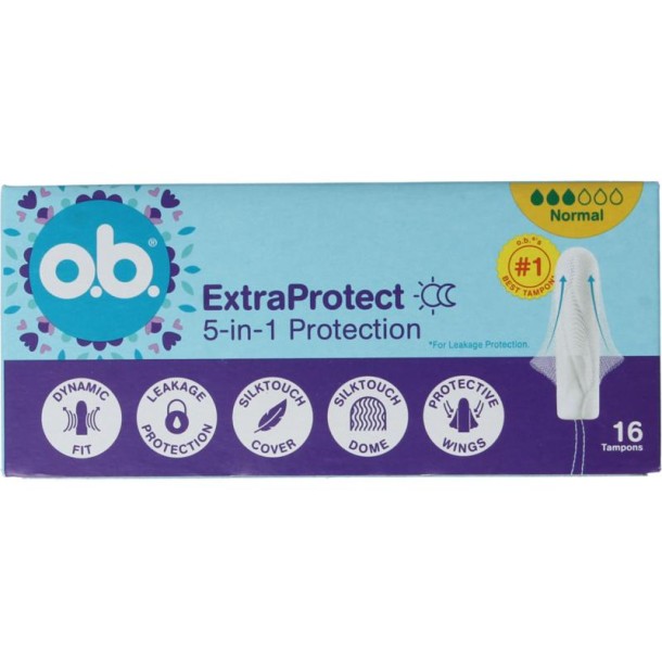 OB Tampons extra protect normal 16 Stuks