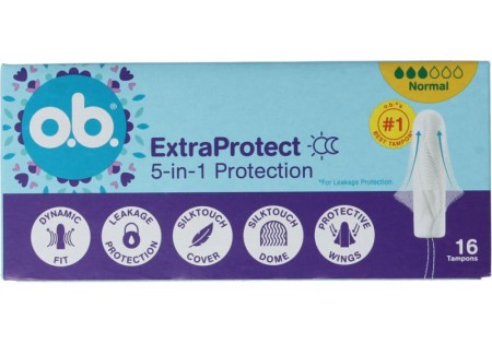 OB Tampons extra protect normal 16 Stuks